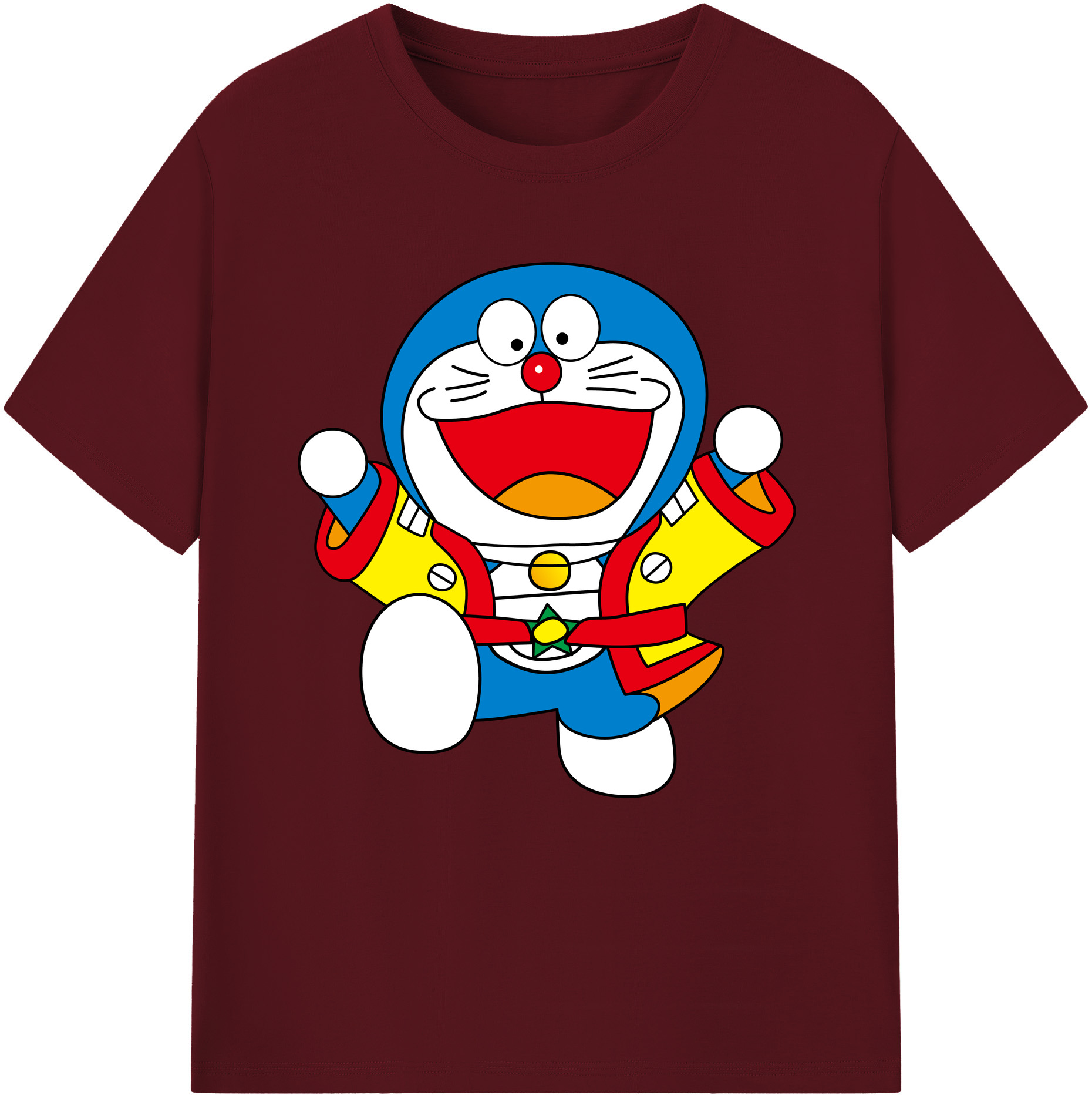 （画像用） ドラえもん Doraemon 綿100％半袖Tシャツ（フロントプリント）